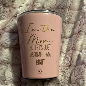 12oz wine tumbler, pink